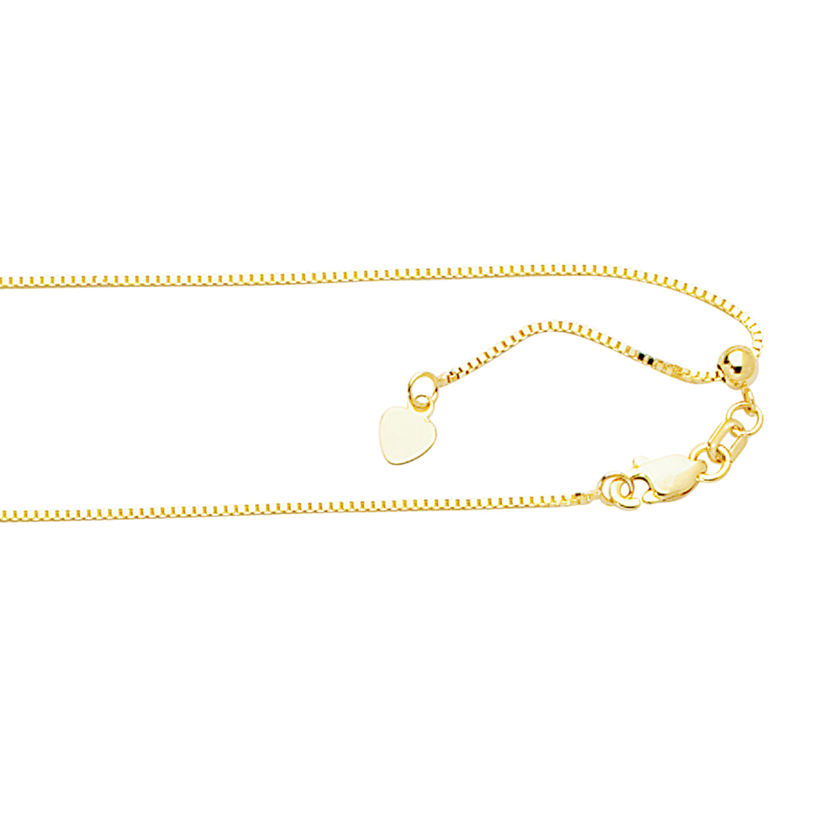 14K Gold .60mm Classic Box Chain