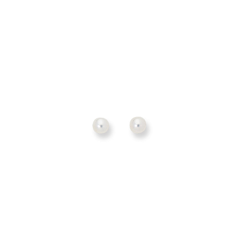 14k Gold Pearl Stud Earring
