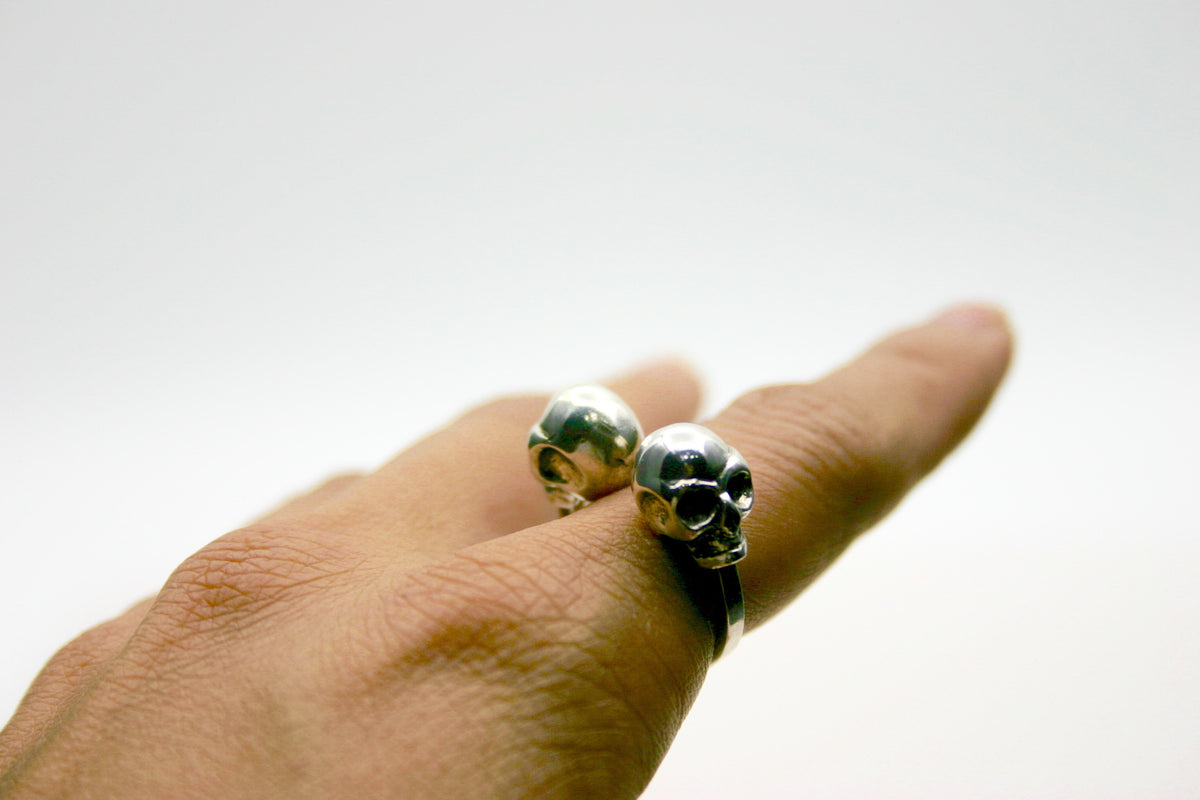 GEMINI SKULL RING image 1