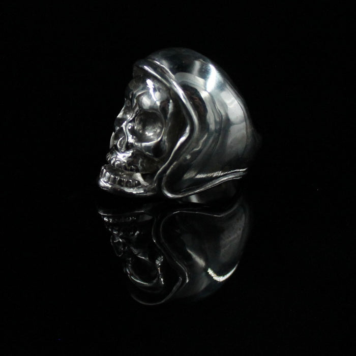 Biker Helmet Skull Ring
