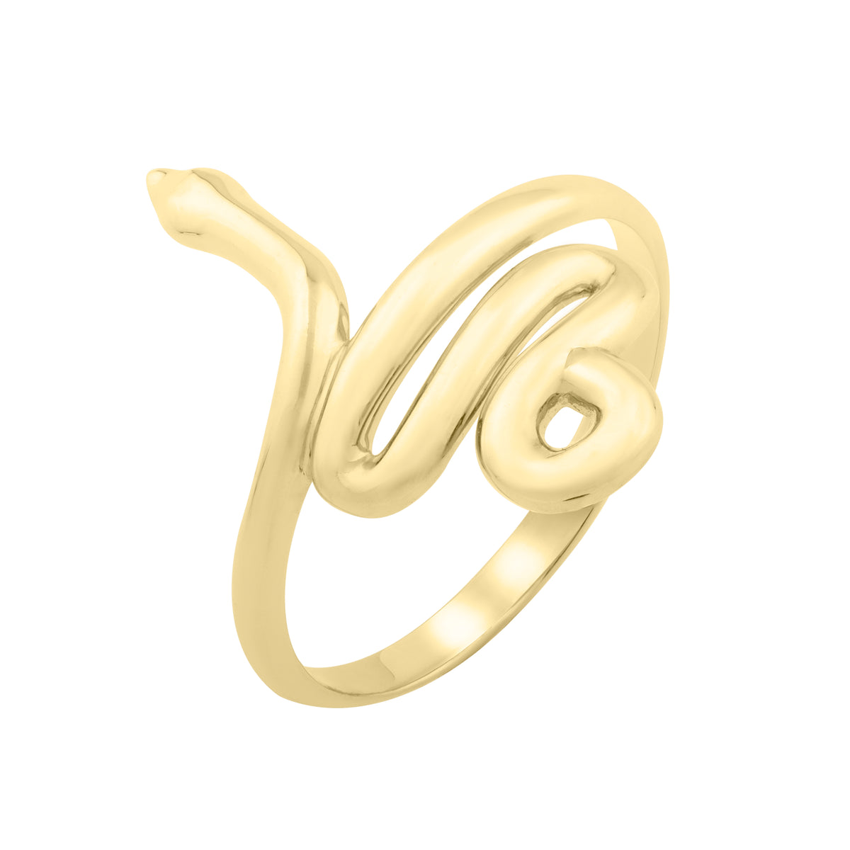 14K Snake Ring
