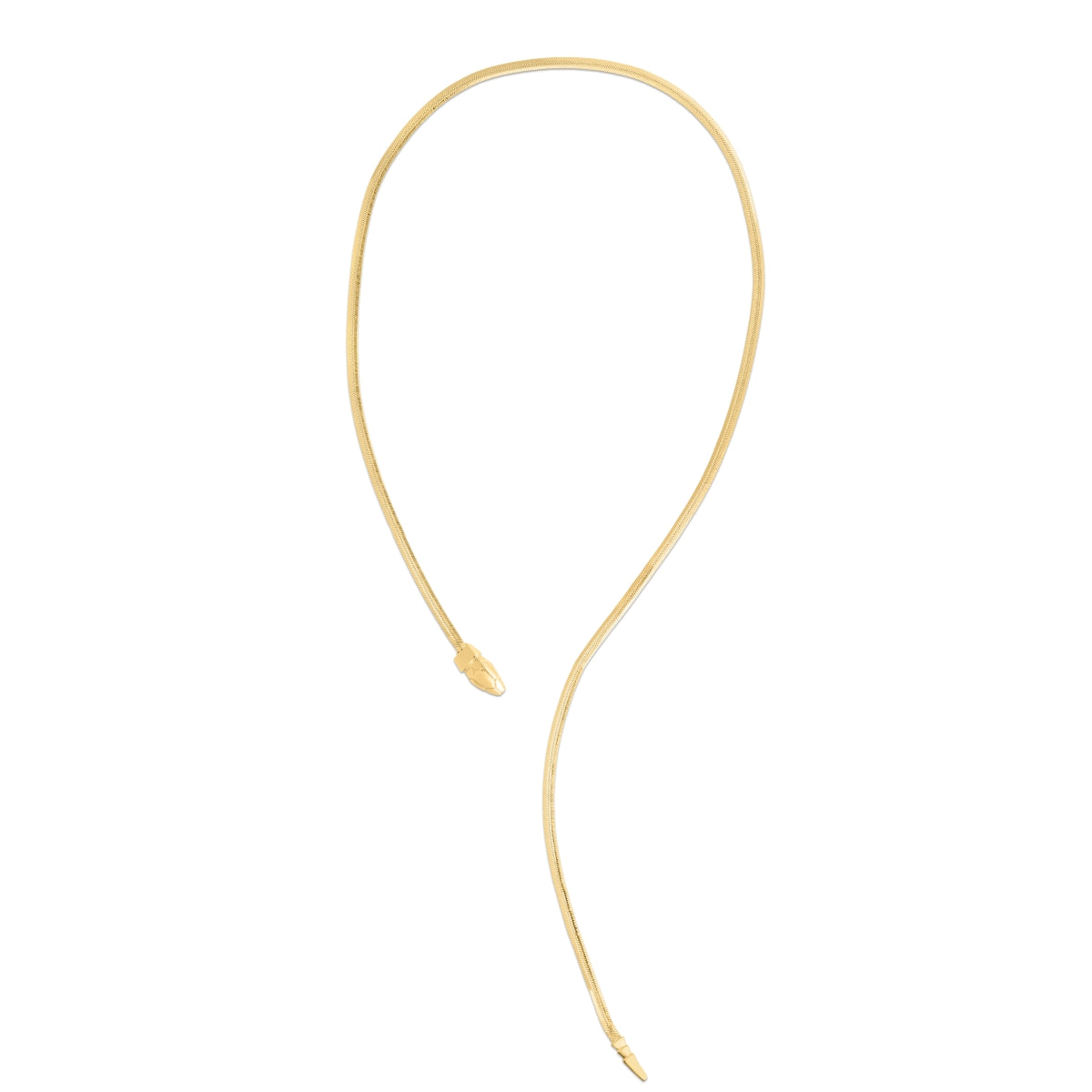 14K Serpent Necklace