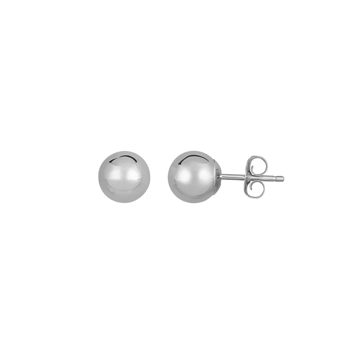 14K Gold Polished  Post Earring