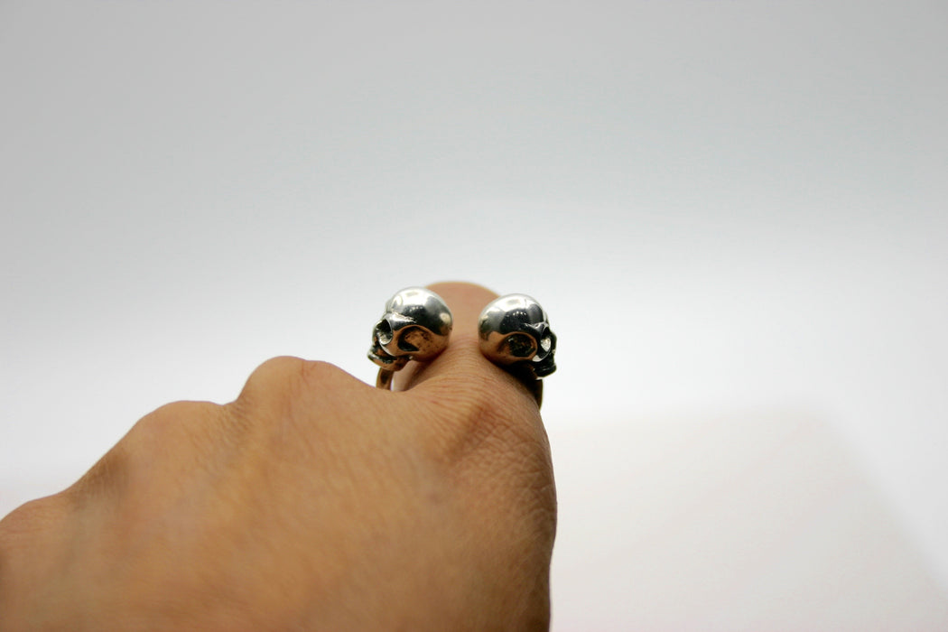 GEMINI SKULL RING image 4