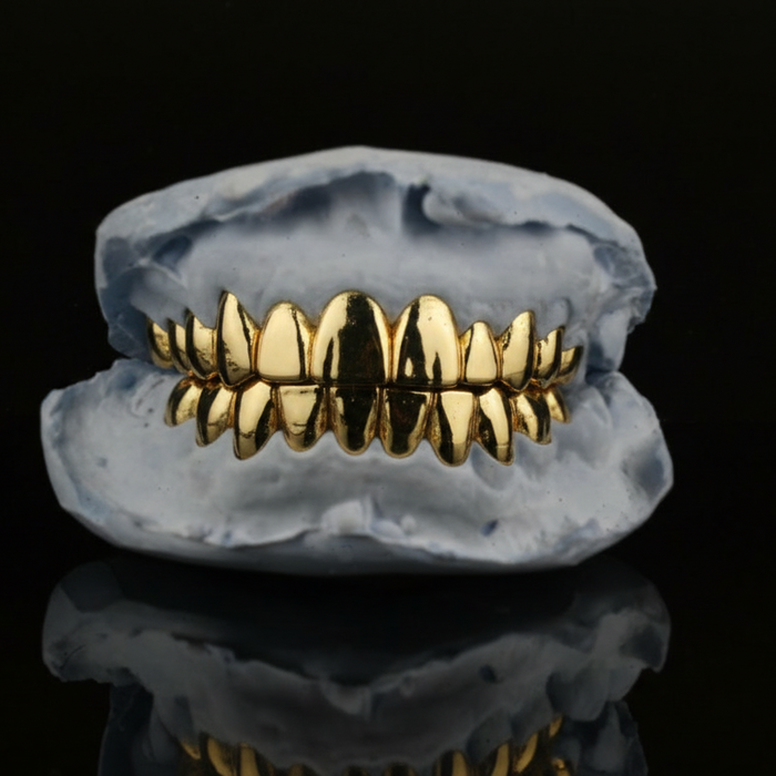 SOLID GOLD GRILLZ
